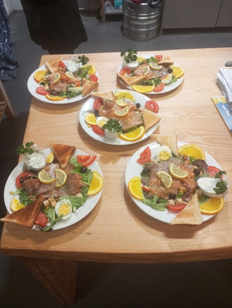 Salades saumon