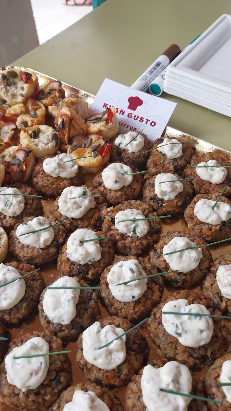 Grechanik végétariens, sauce tartare maison