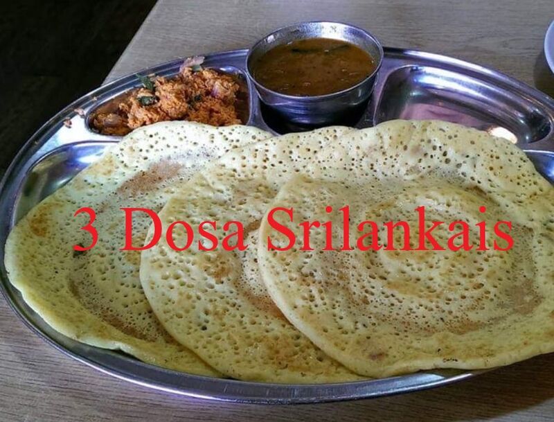 3 Dosa Srilankais