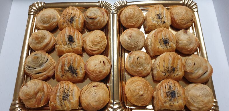 Surtidos de minivolovanes carne