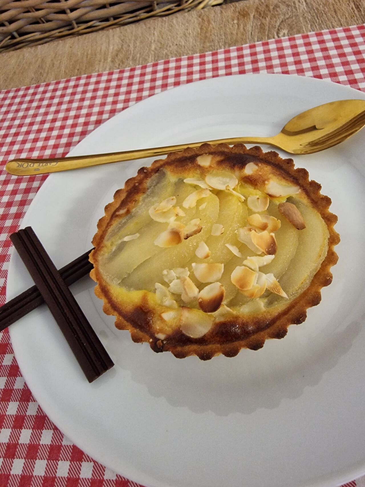 Tarte poires chocolat 