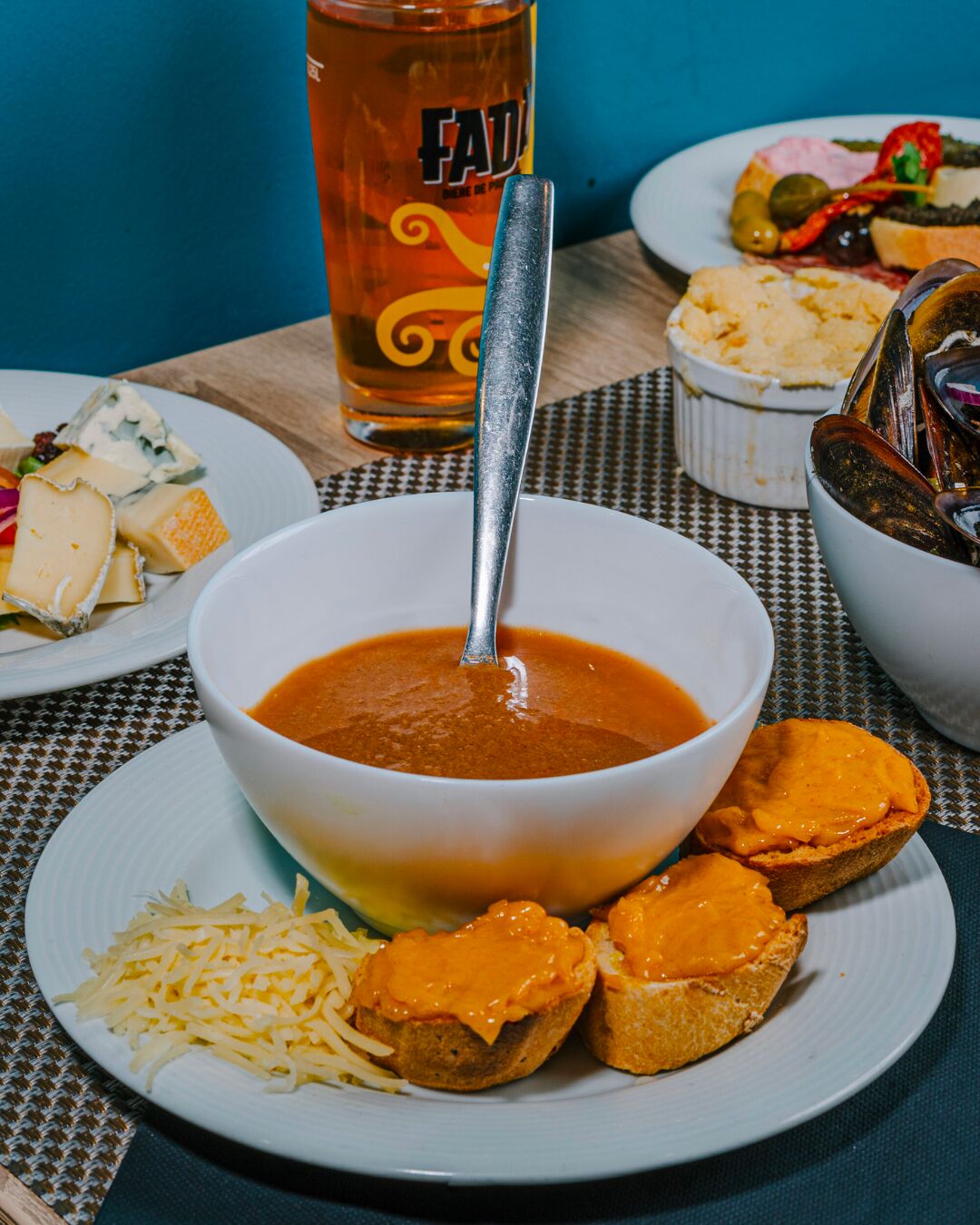 Soupe de poissons et sa rouille