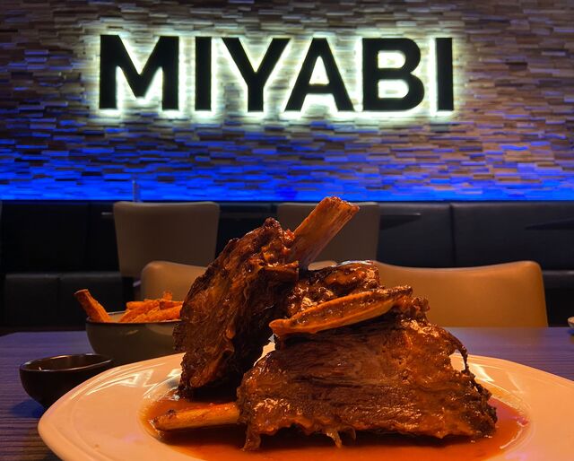 A la carte short ribs menu