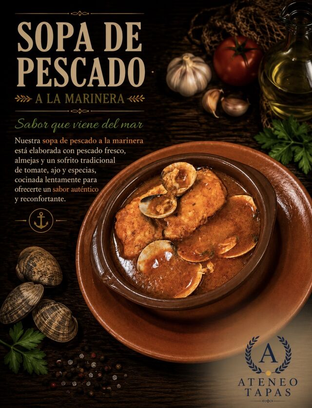 Tapa merluza de marinera