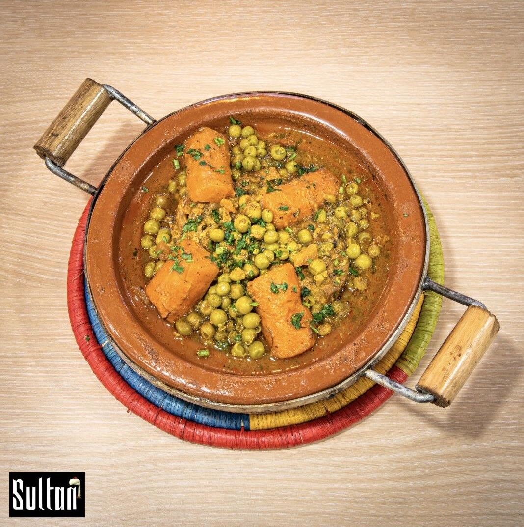 Tajine petits pois carotte et veau