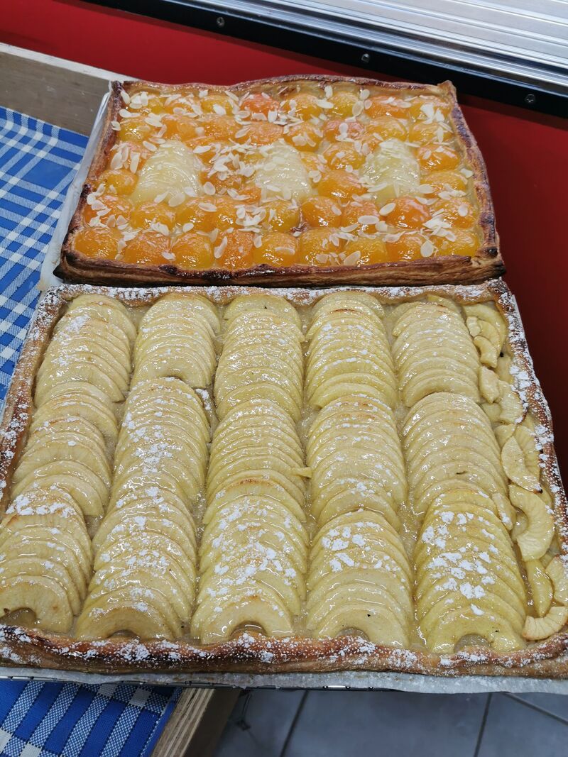 Grande tôle Tarte aux pommes
Et pizza
