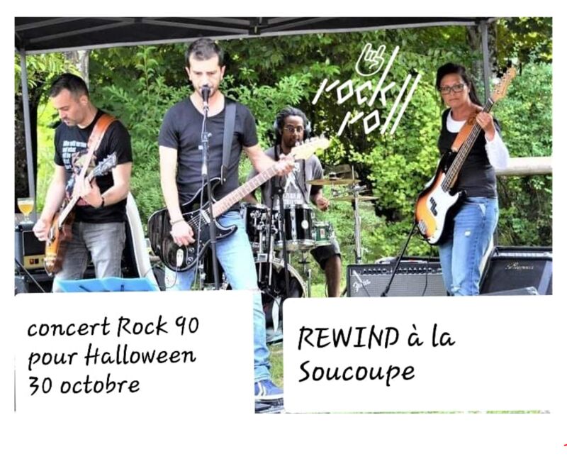 fête costumée à Halloween en compagnie d'un groupe incroyable...