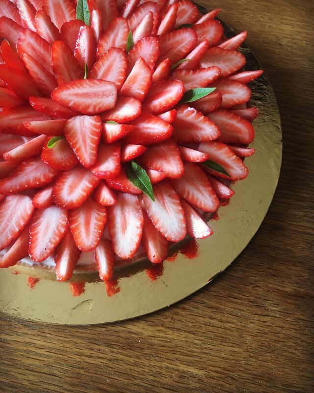 Tarte fraises - verveine
