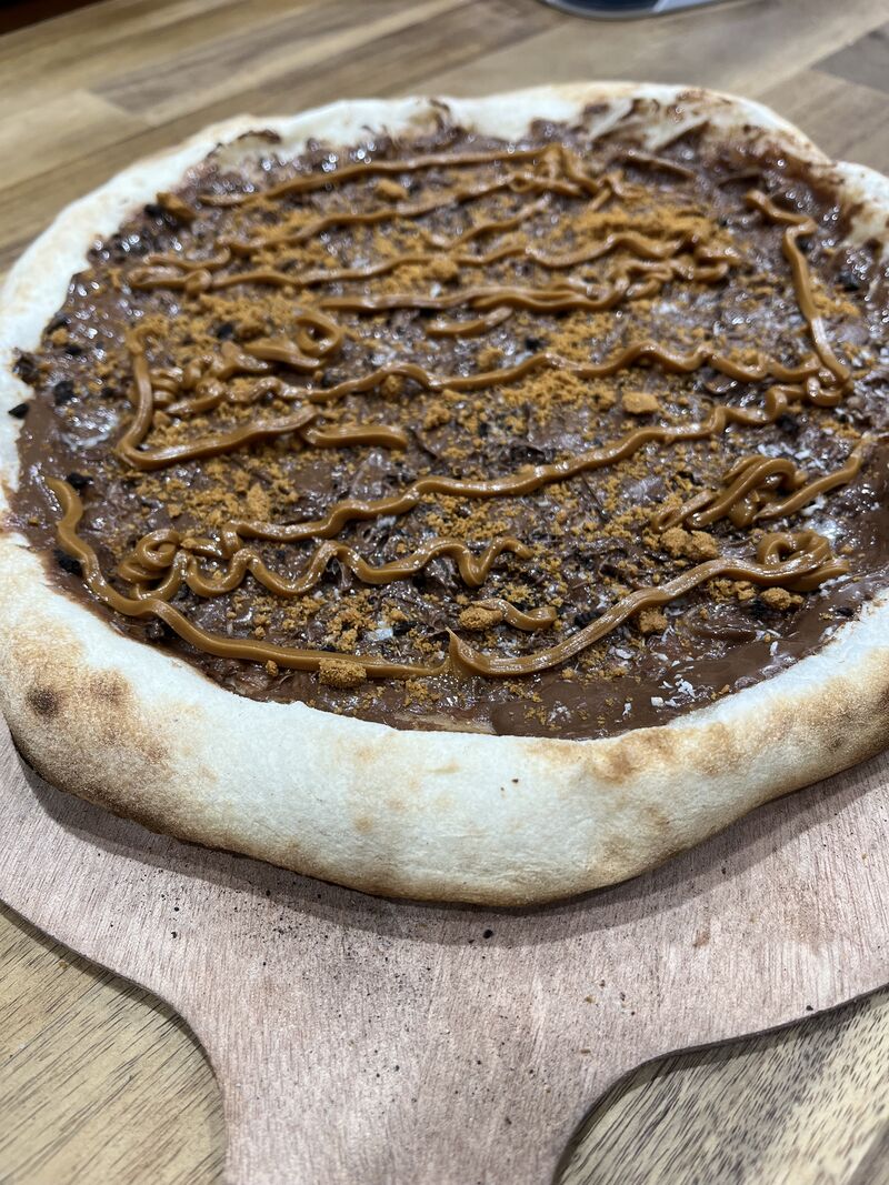 Pizza nutella Spéculos