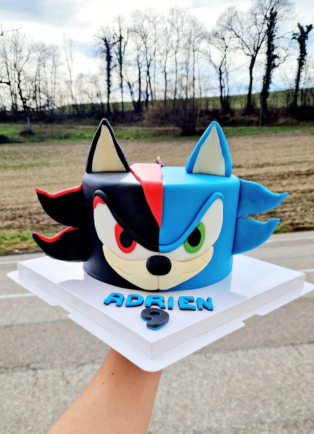 Cake design Sonic