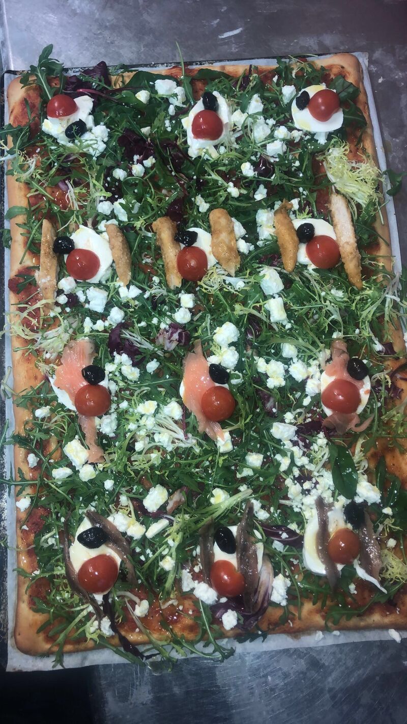 Pizza fraîcheur de saison.?