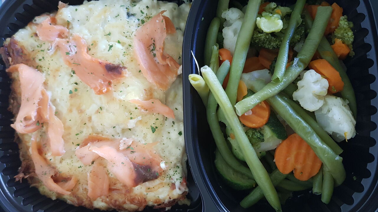 Petit légumes, Lasagne au saumon 