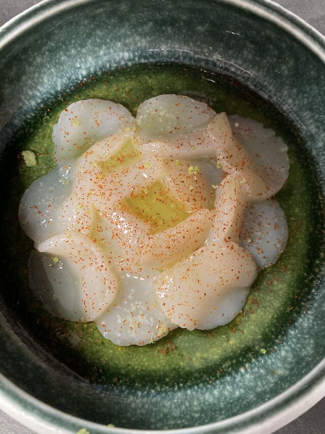 Carpaccio de saint Jacques 