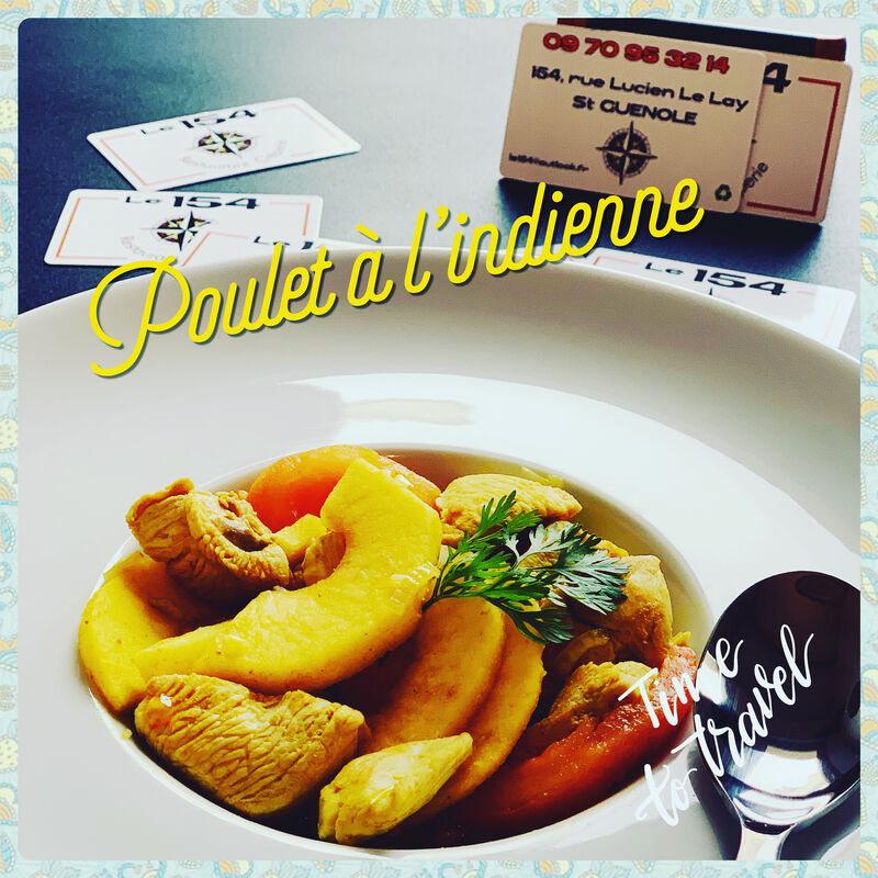 Cuisine évasion
Poulet à l'indienne
