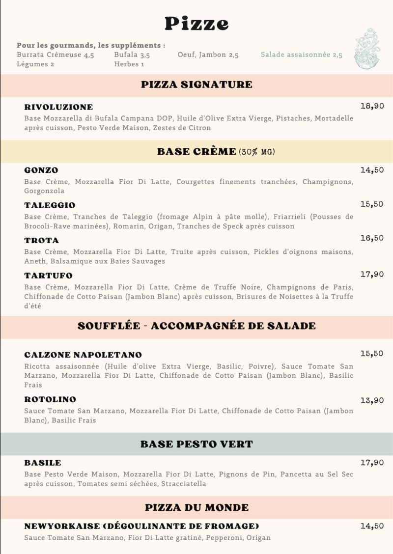 Nos Bases Crèmes et Spéciales