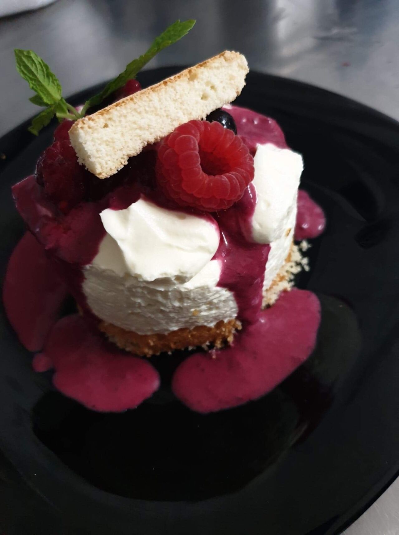 Cheesecake fruits rouges desserts du moments ...