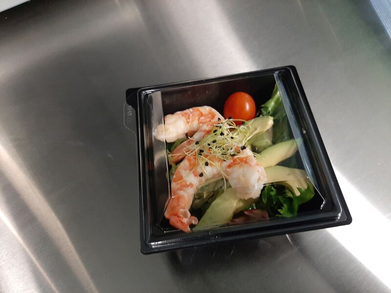 Salade crevette et avocat 