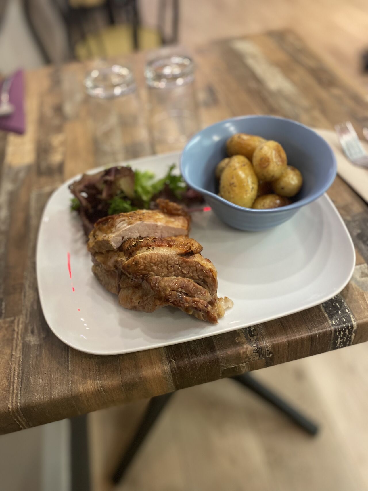 Travers de veau roti