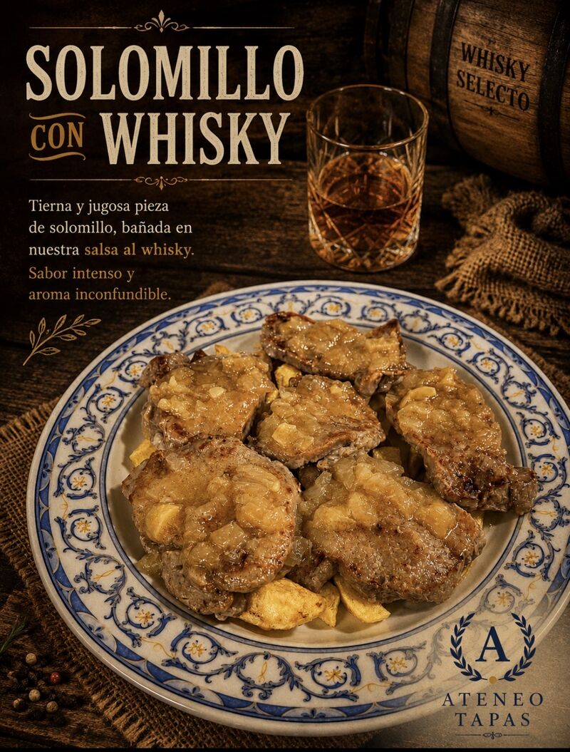 Plato Solomillo al Whisky