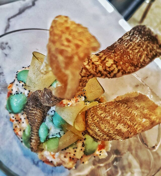 Ensaladilla de Salmón y Manzana