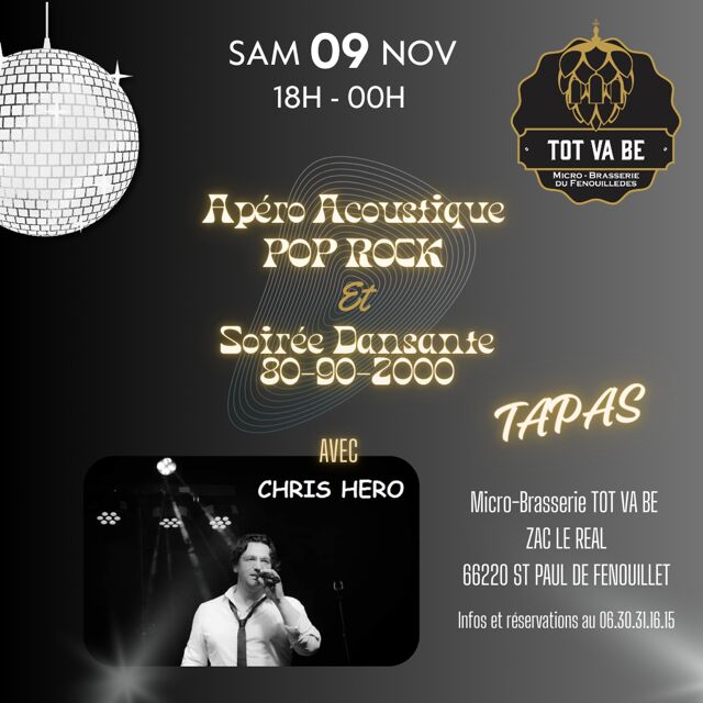 Soirée avec Chris Hero !