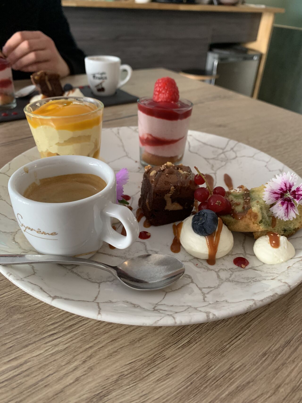 Café très gourmand 
