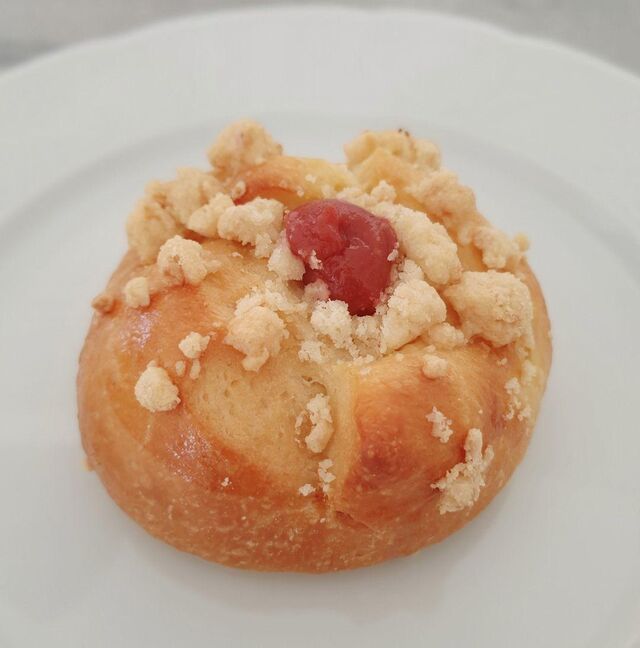 Brioche pur beurre crumble fraise 