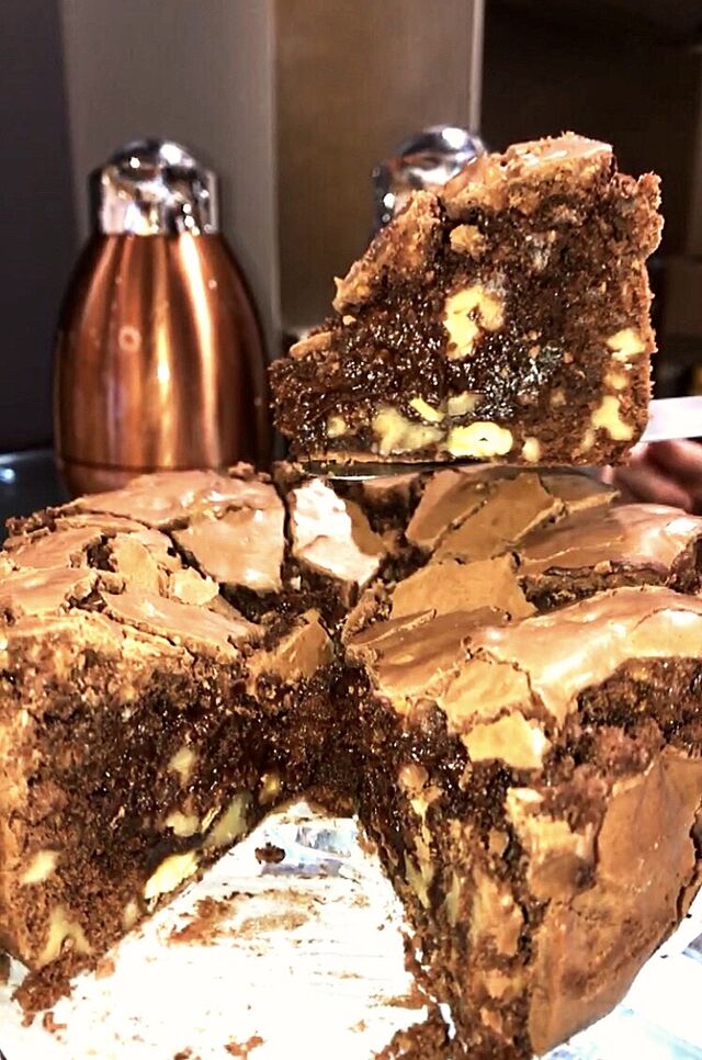 Craquelé chocolat-noix fait maison