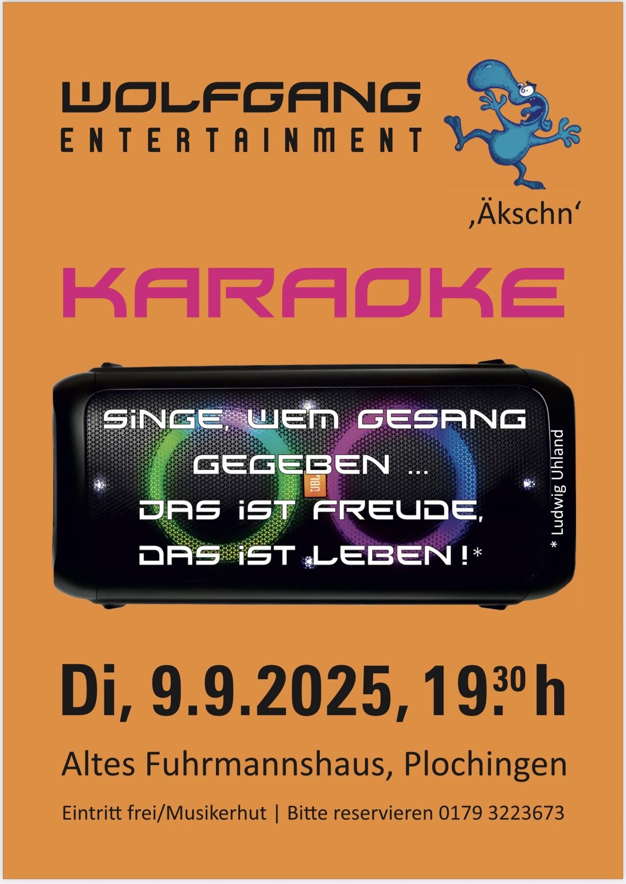 "Karaoke" mit Wolfgang Entertainment