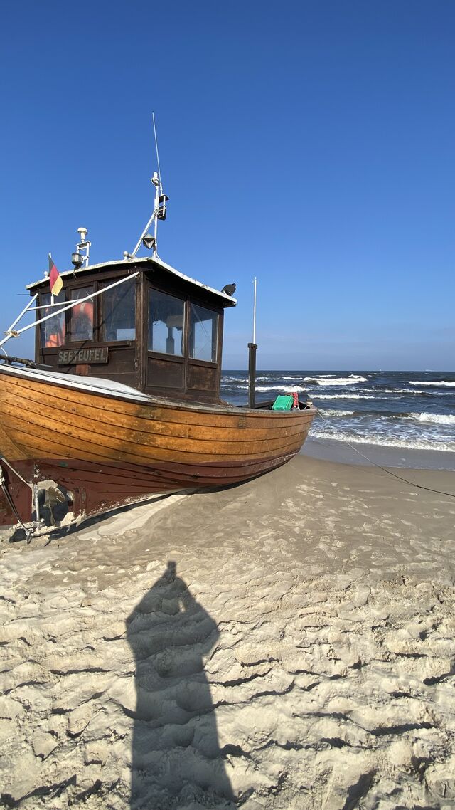 Ahlbeck am Strand im März 24