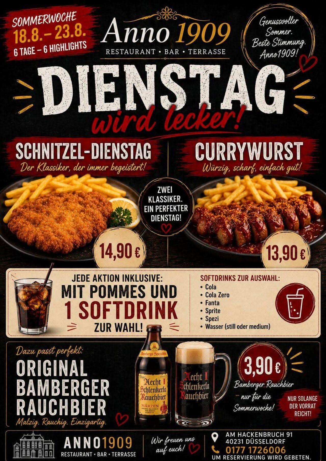 Dienstag 18.08.2026