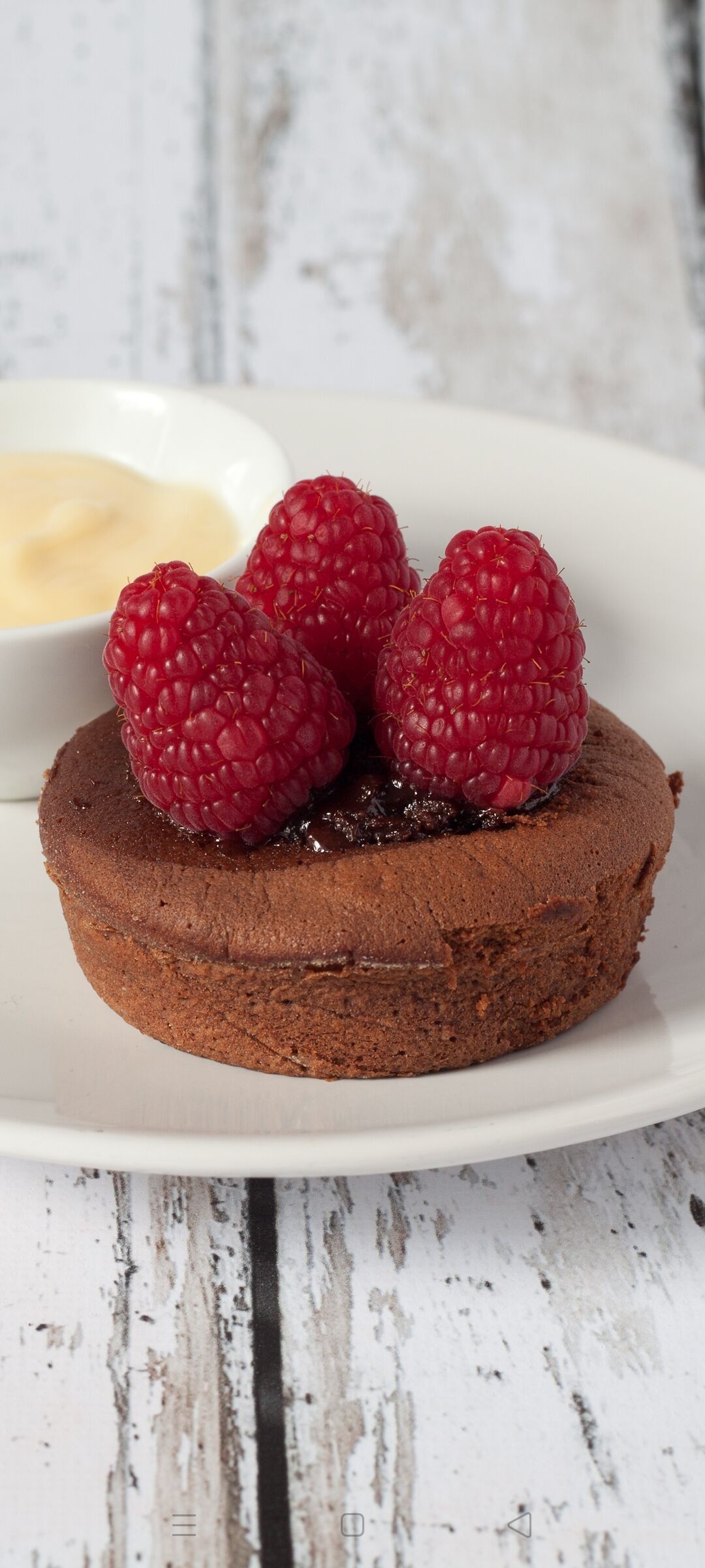 Fondant chocolat.