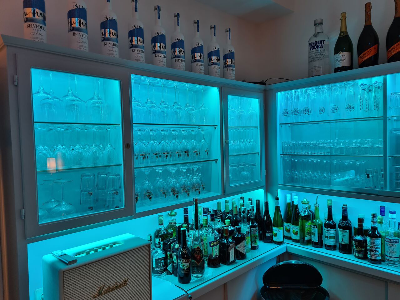 Schankraum Theke