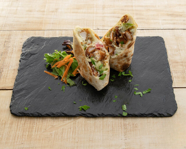 Wrap de pollo crujiente 
