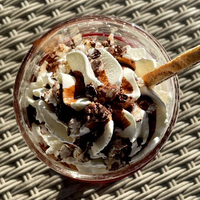 Coupe glacée au chocolat