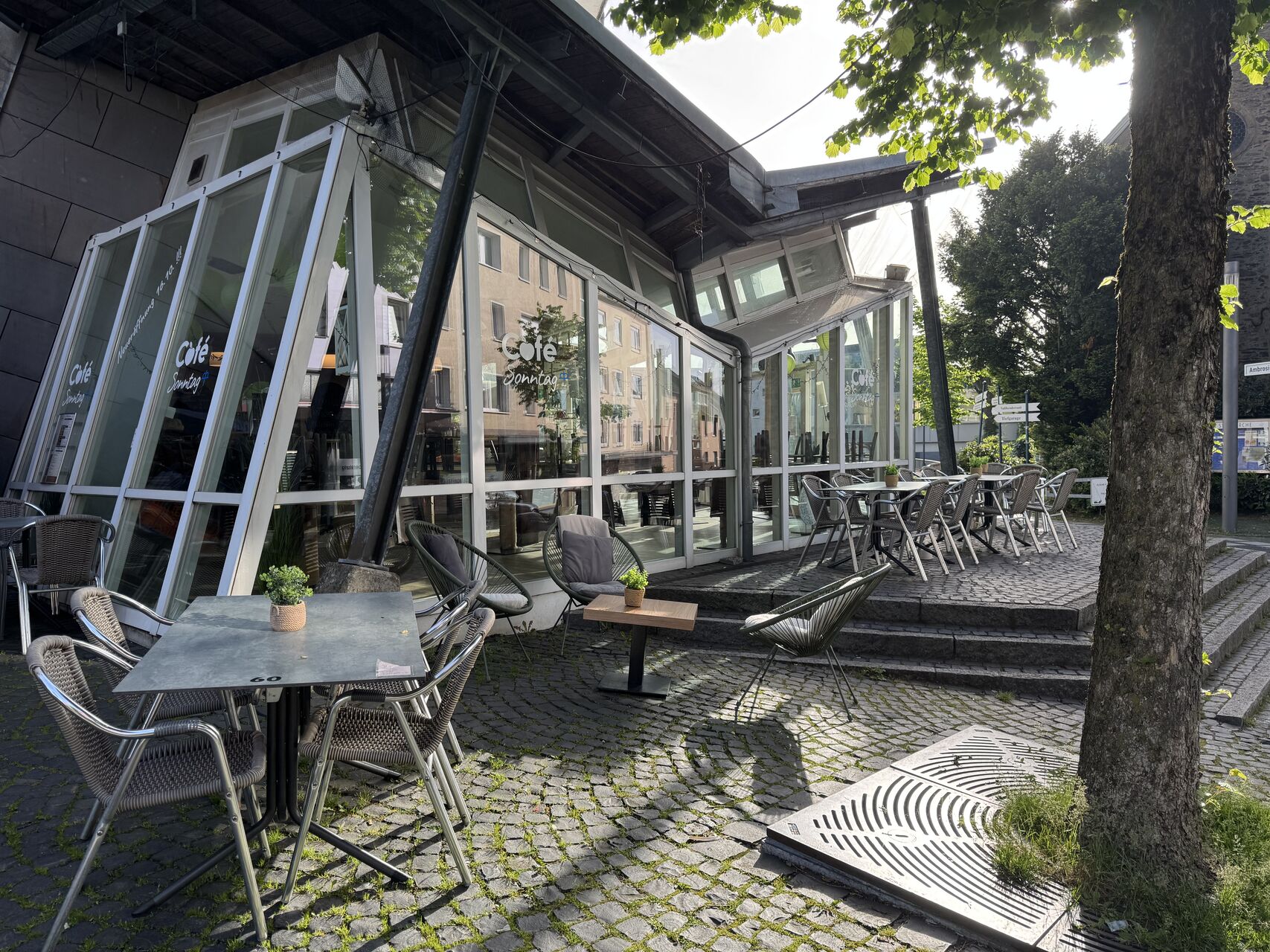 Schöne Außengastronomie ☀️