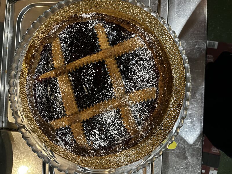 Crostata di grano saraceno e marmellata di frutti di bosco