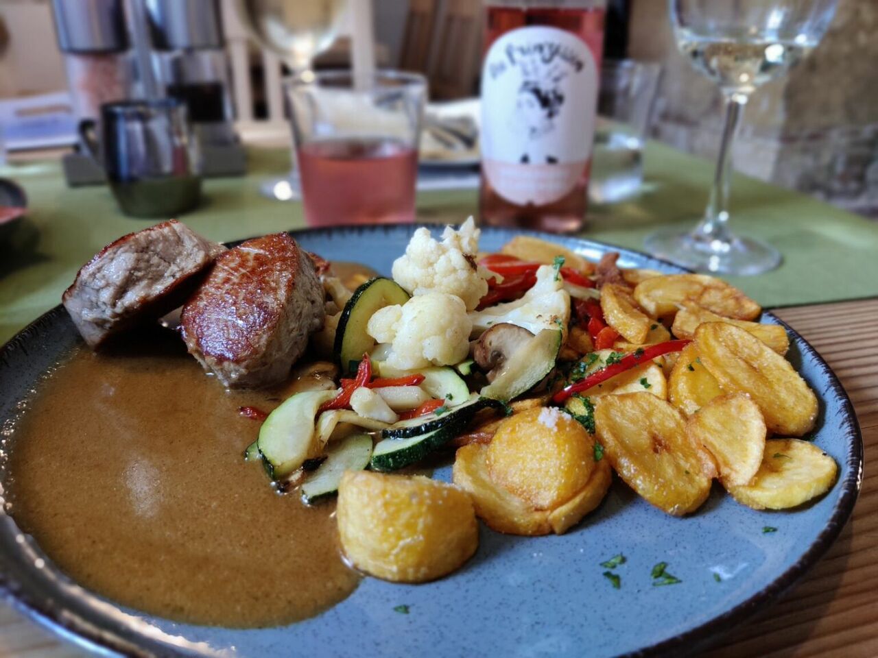 Schweinsmedaillons mit Pfefferrahmsauce ©Brigitta Mesenich