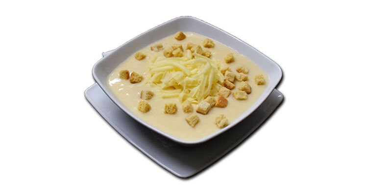 Sajtkrémleves / Cheese soup with toast