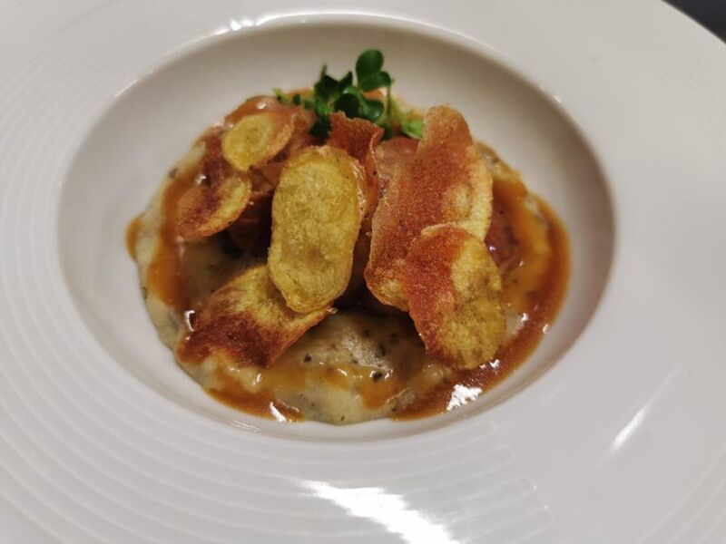 Ris de veau, purée truffée