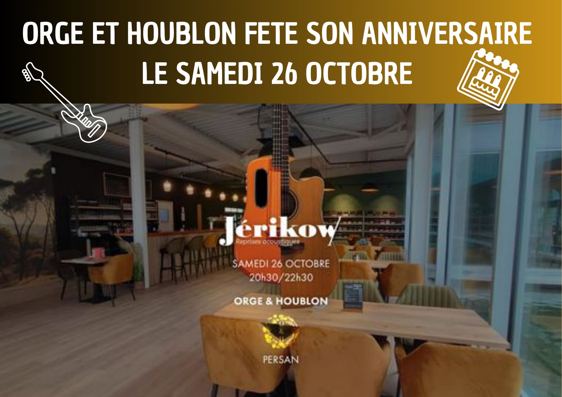 Concert de Jerikow - anniversaire d'Orge et Houblon !