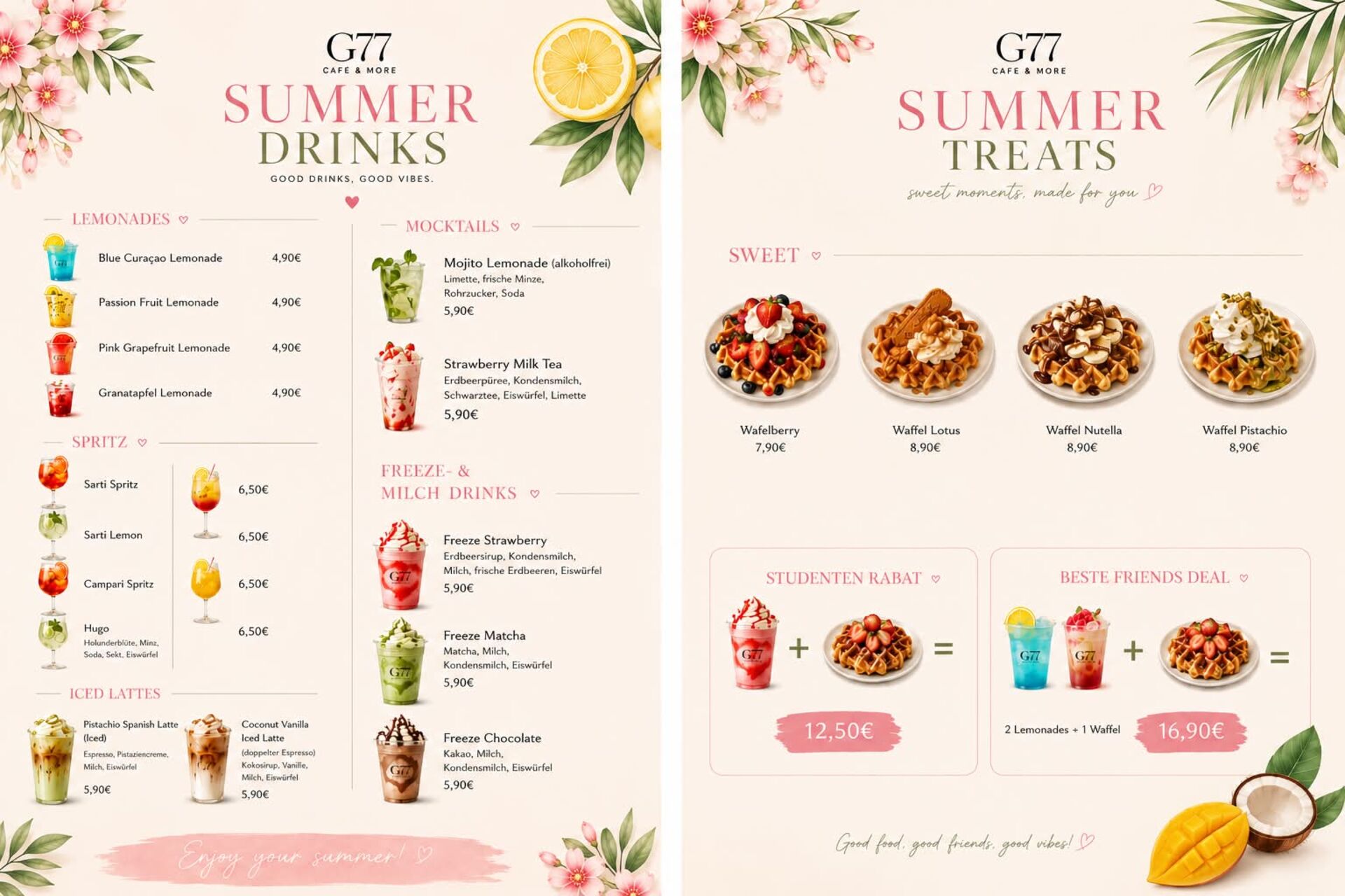 Sommer Drinks 🍹