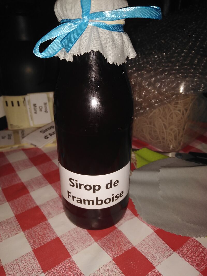 Sirop de Framboise 4.50€