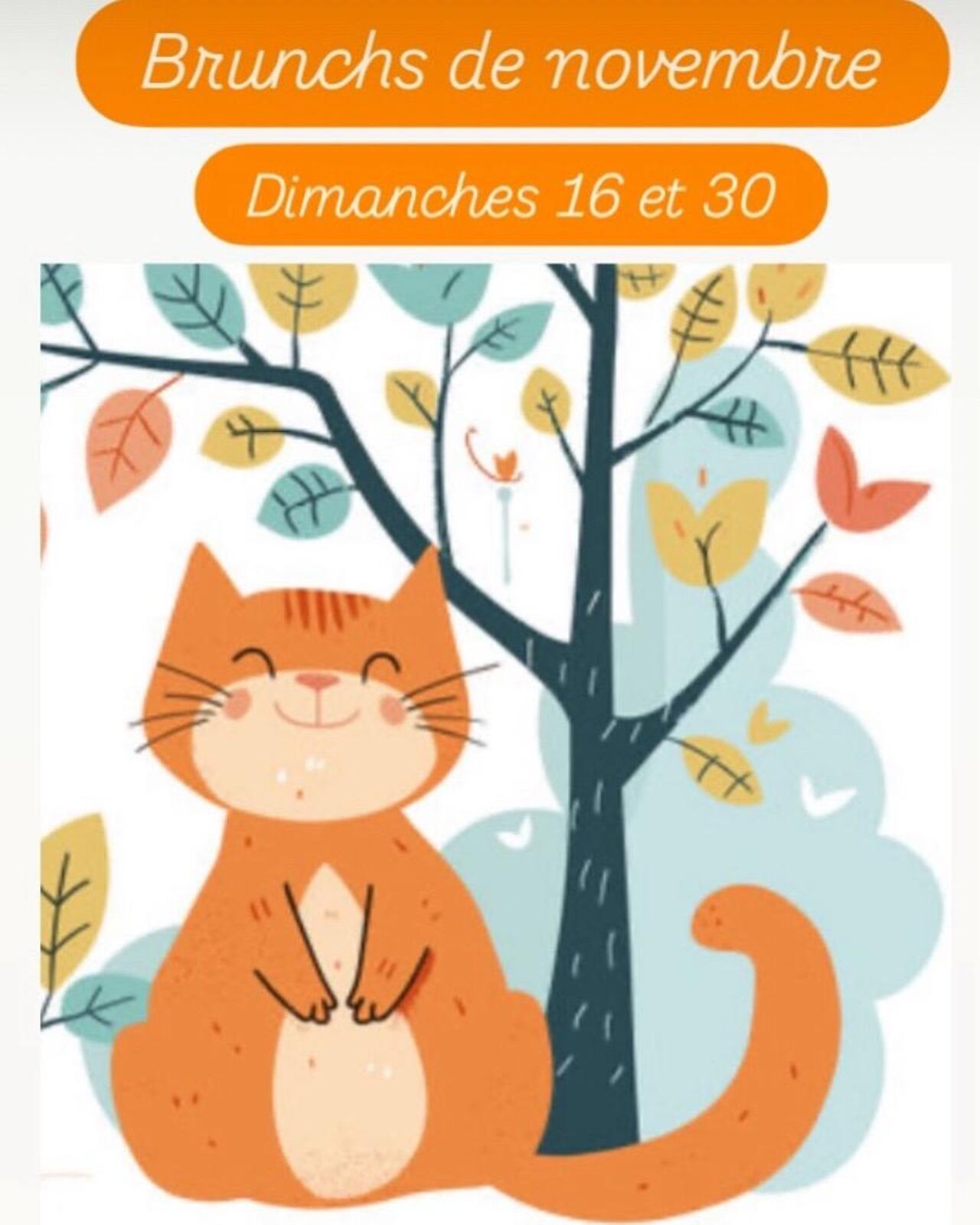 Brunchs de novembre : 16 et 30