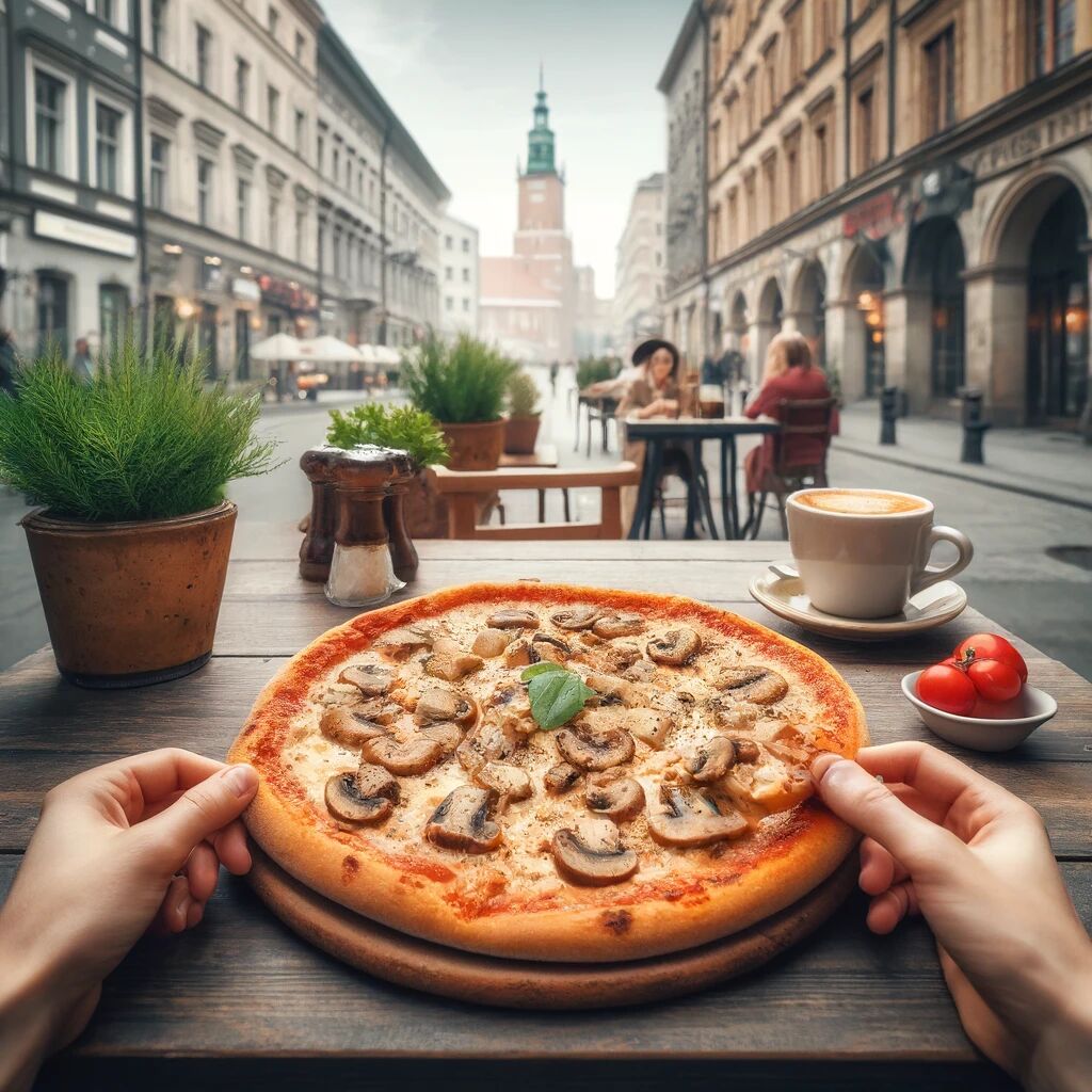 Pizza Miniak w Pieczarce