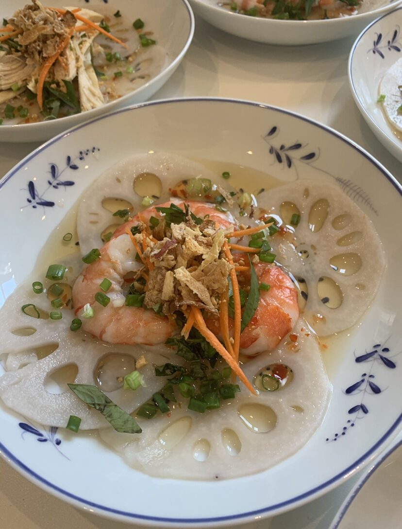 Salade de bulbes de Lotus 