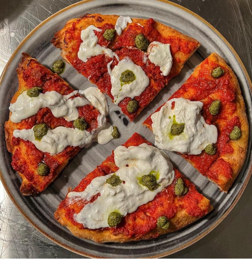 Pizza in doppia cottura 