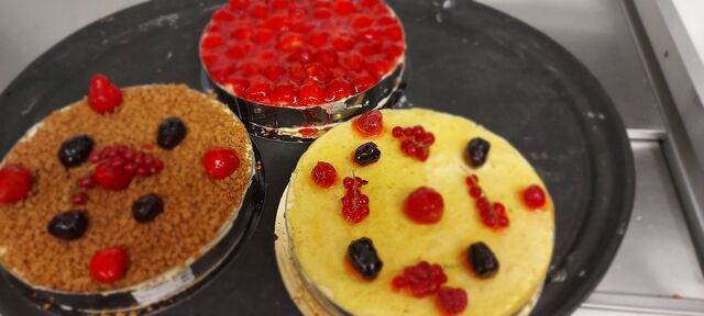 BAVAROIS PASSION CHOCOLAT FRUITS ROUGE 