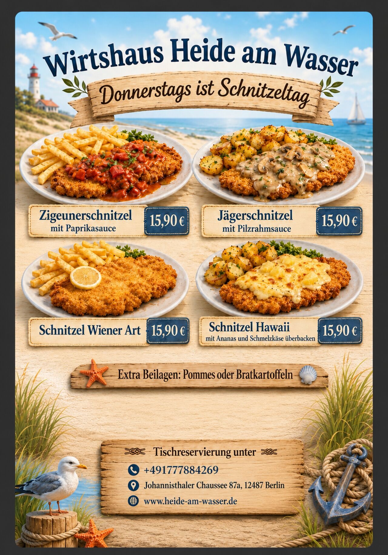 Schnitzeltag Donnerstag 23.Juli 2026