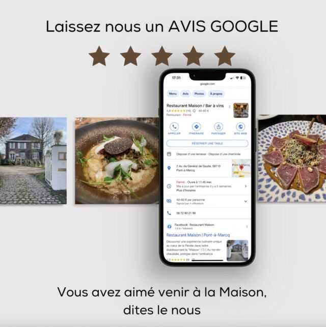 Laissez nous un avis google